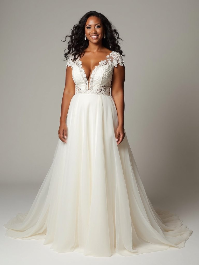 flattering necklines for brides