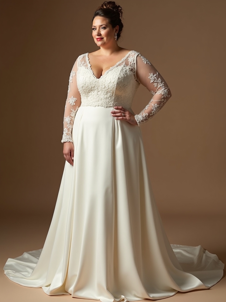 flattering plus size sleeves