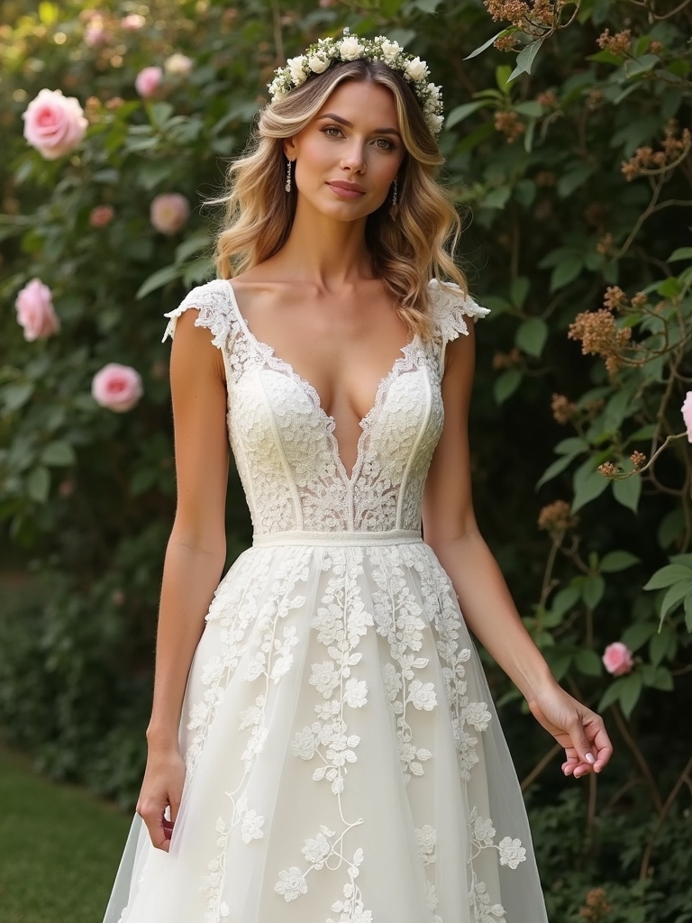 flowing a line dress styles