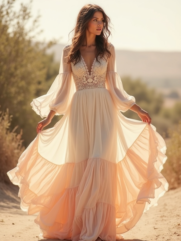 flowing maxi dress adventure