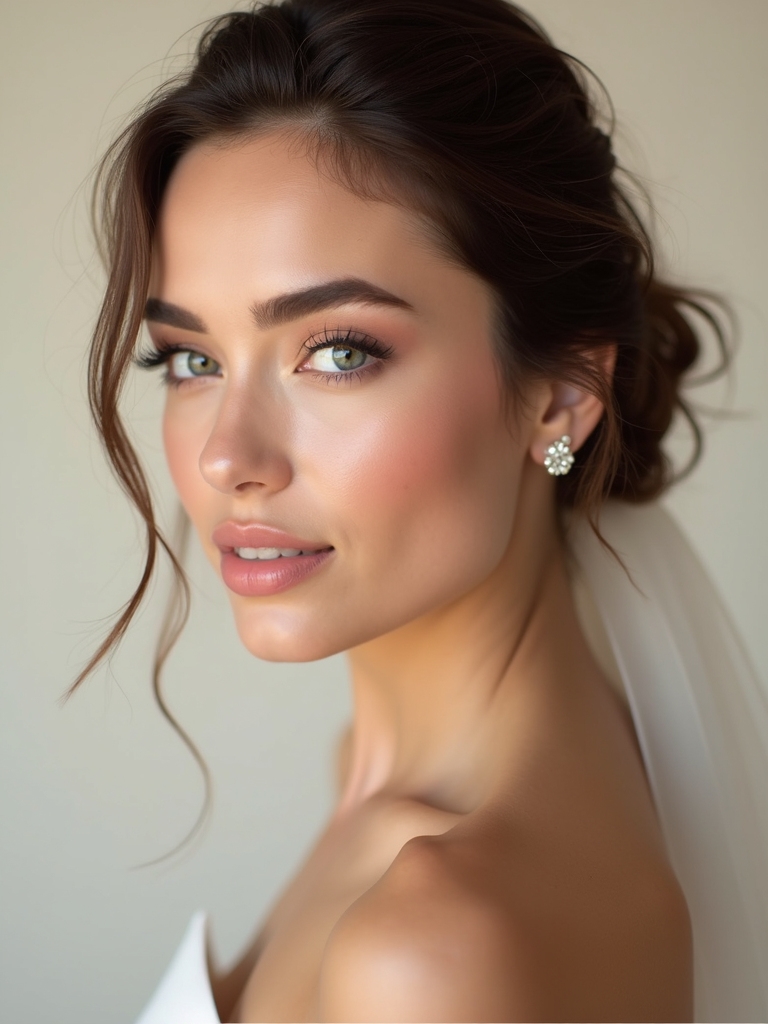 fresh natural bridal glow