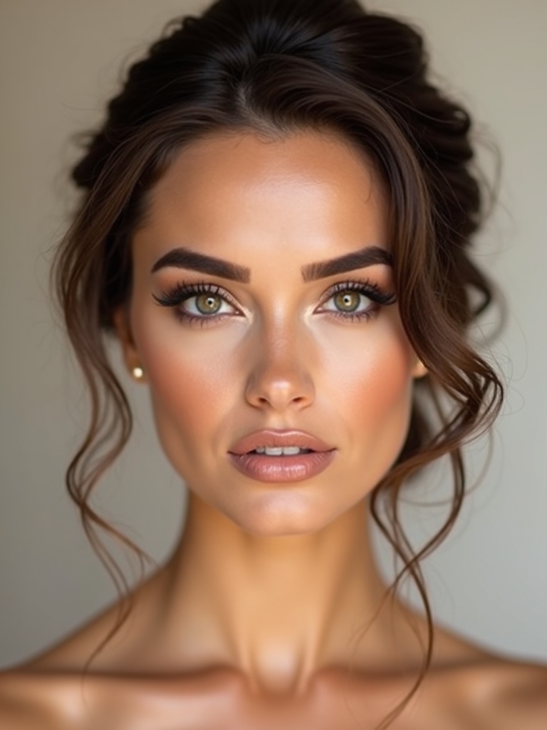 glamorous authentic wedding makeup