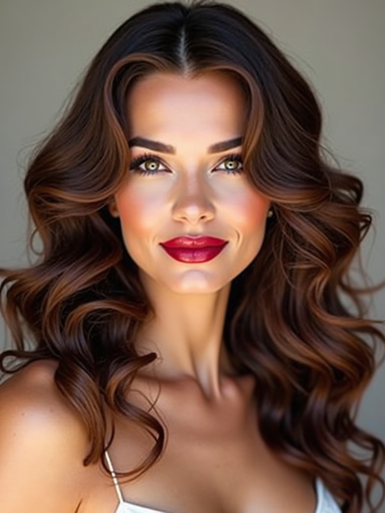 glamorous bouncy curls tips