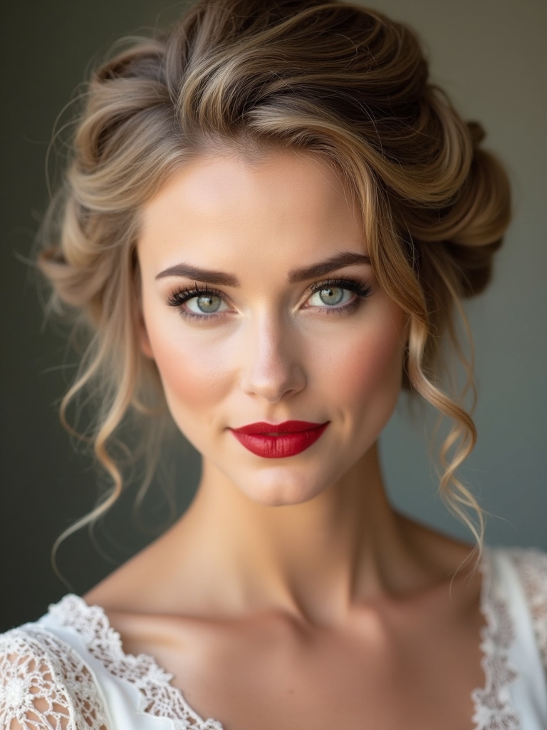 glamorous chignon variations explored