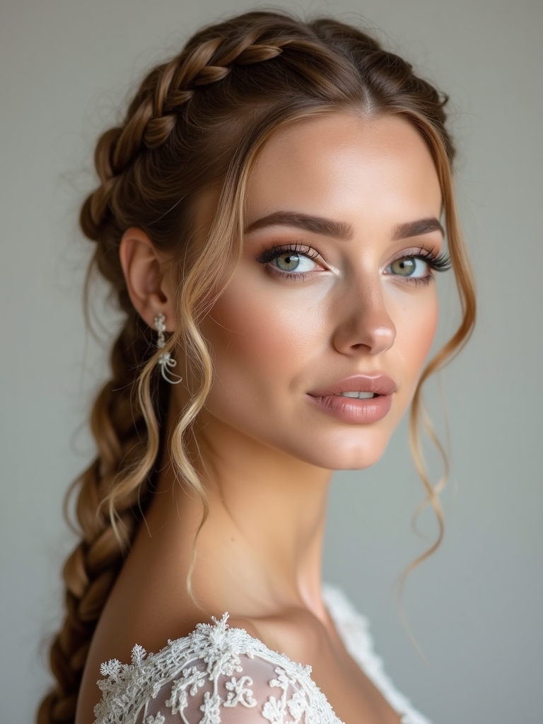 glassy strands and intricate braids