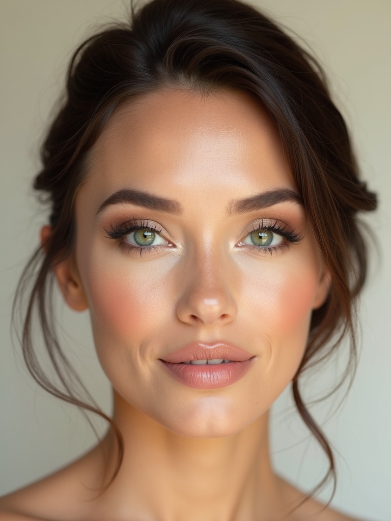 glow enhances green eyes