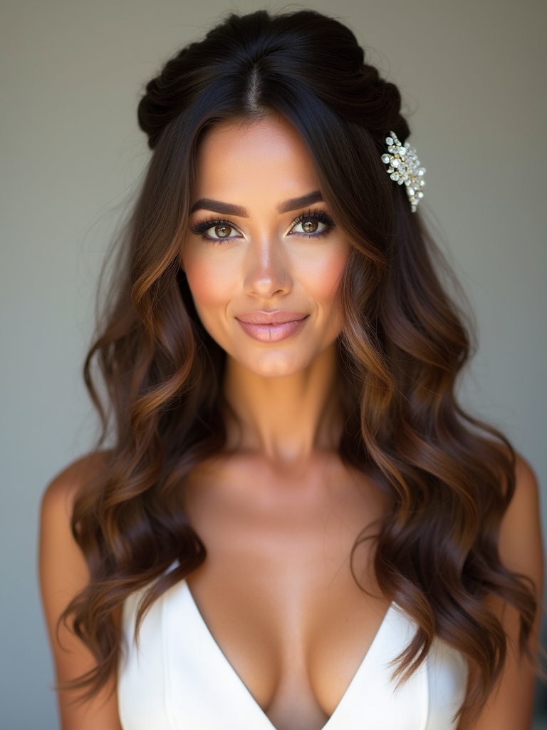 half up half down hairstyles