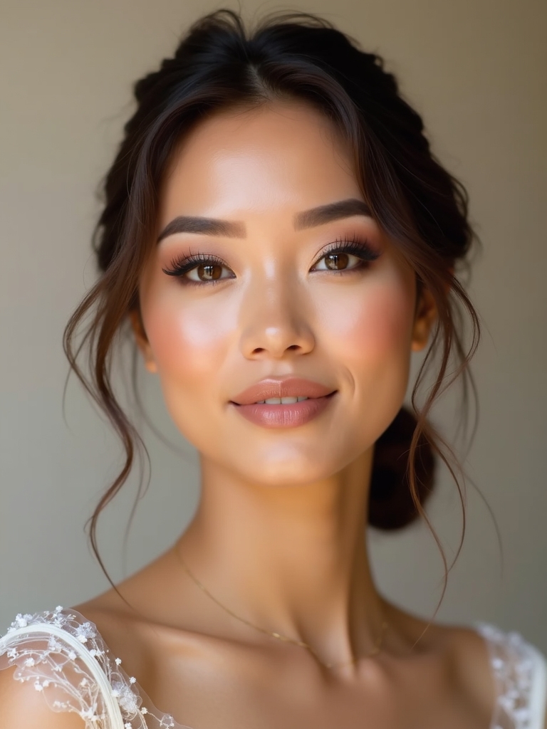 harmonious wedding makeup style