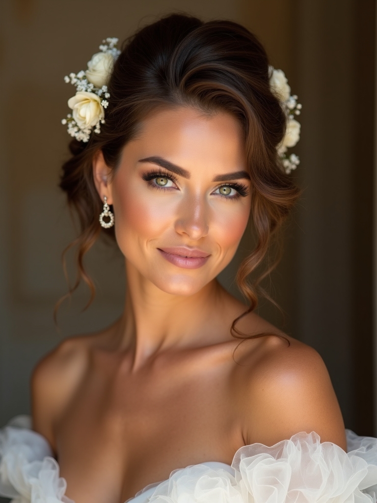 harmonize hairstyles with necklines
