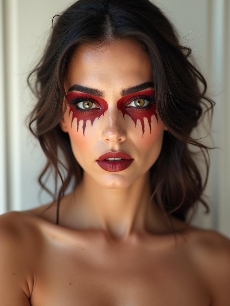 hauntingly realistic vein layering