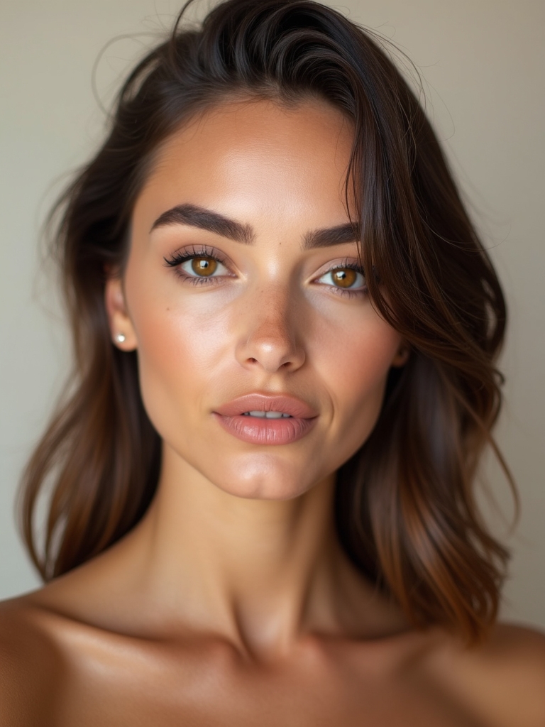 hazel eyes warm tones