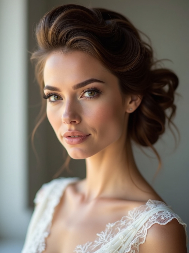 hollywood glam bouffant style