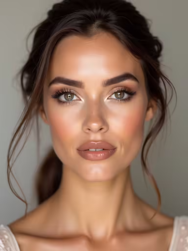 hooded eyes wedding makeup
