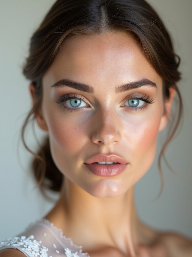 icy base enhances blue eyes