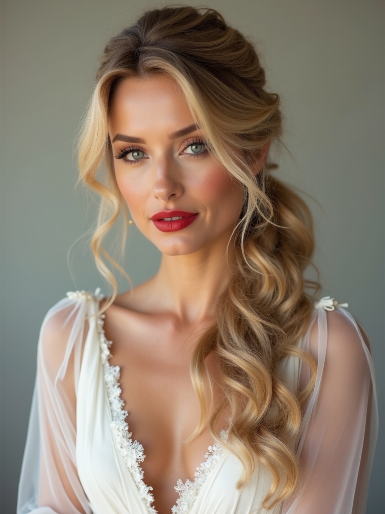 intricate textured romantic silhouette