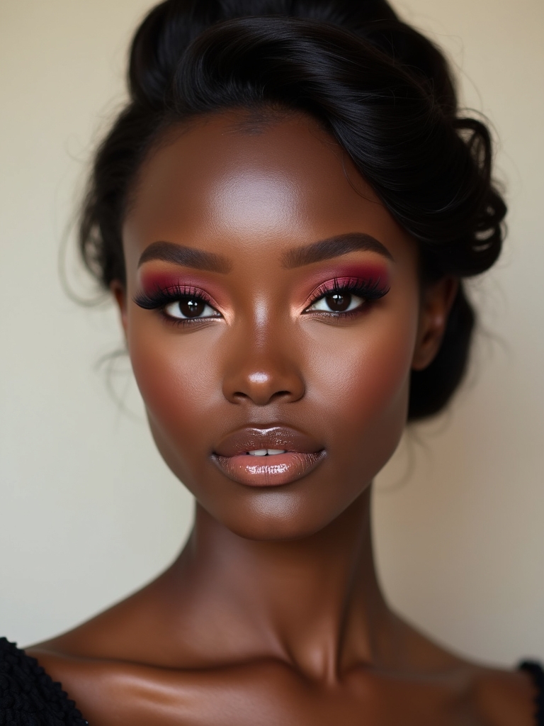 jewel tone bridal eye makeup
