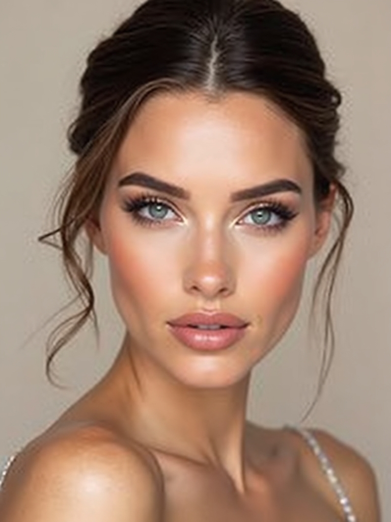 kiss proof satin nude lips