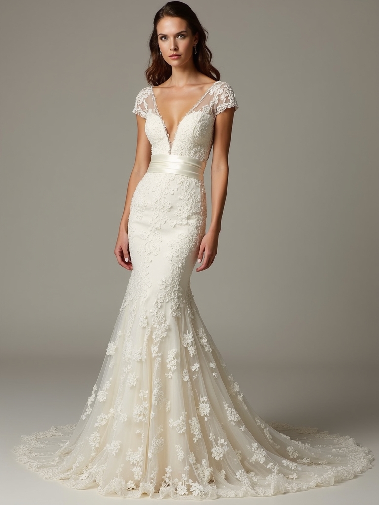 lace and satin elegance