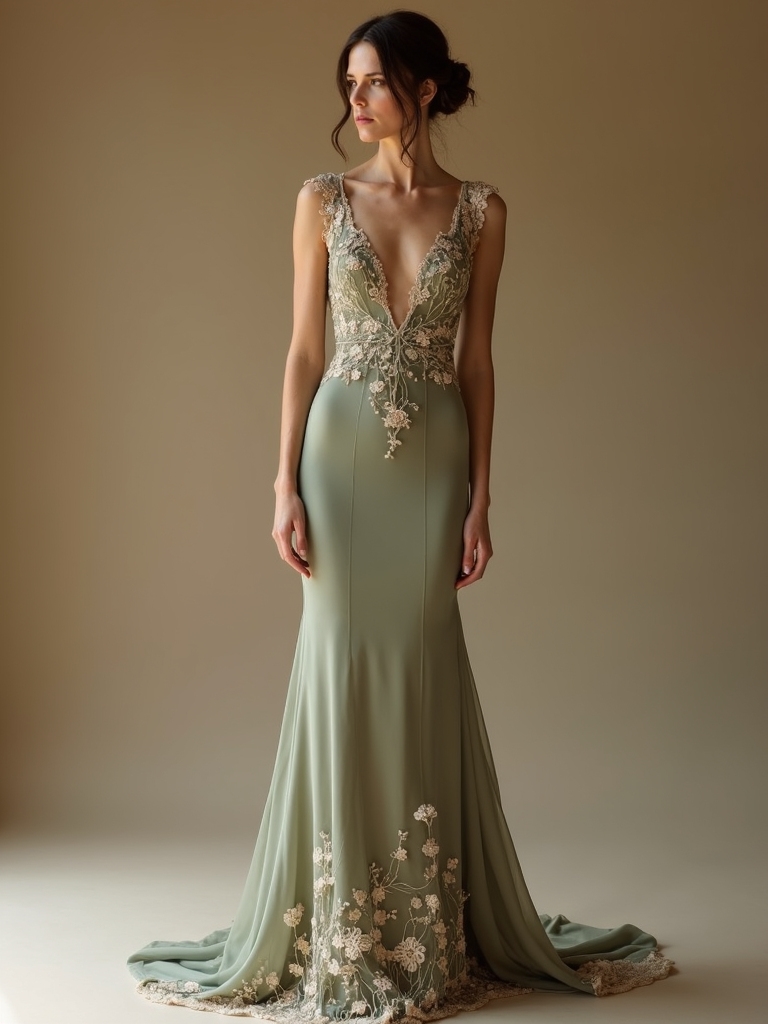lace floral rustic elegance