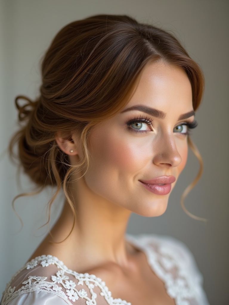 loose chignons for events