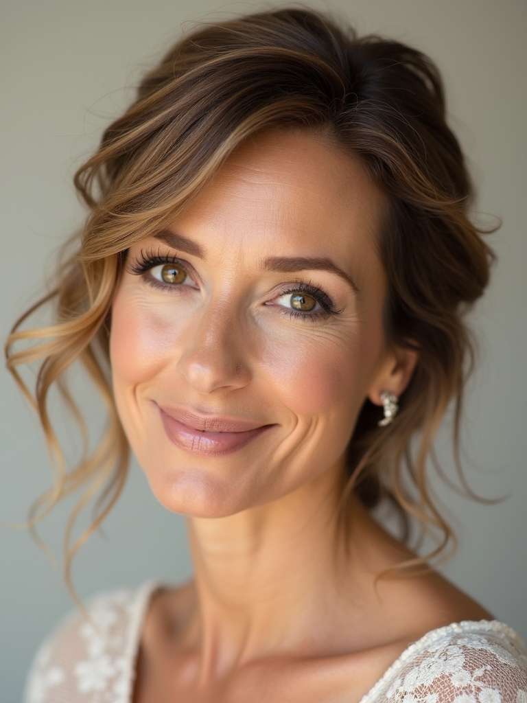 luminous brown eye makeup