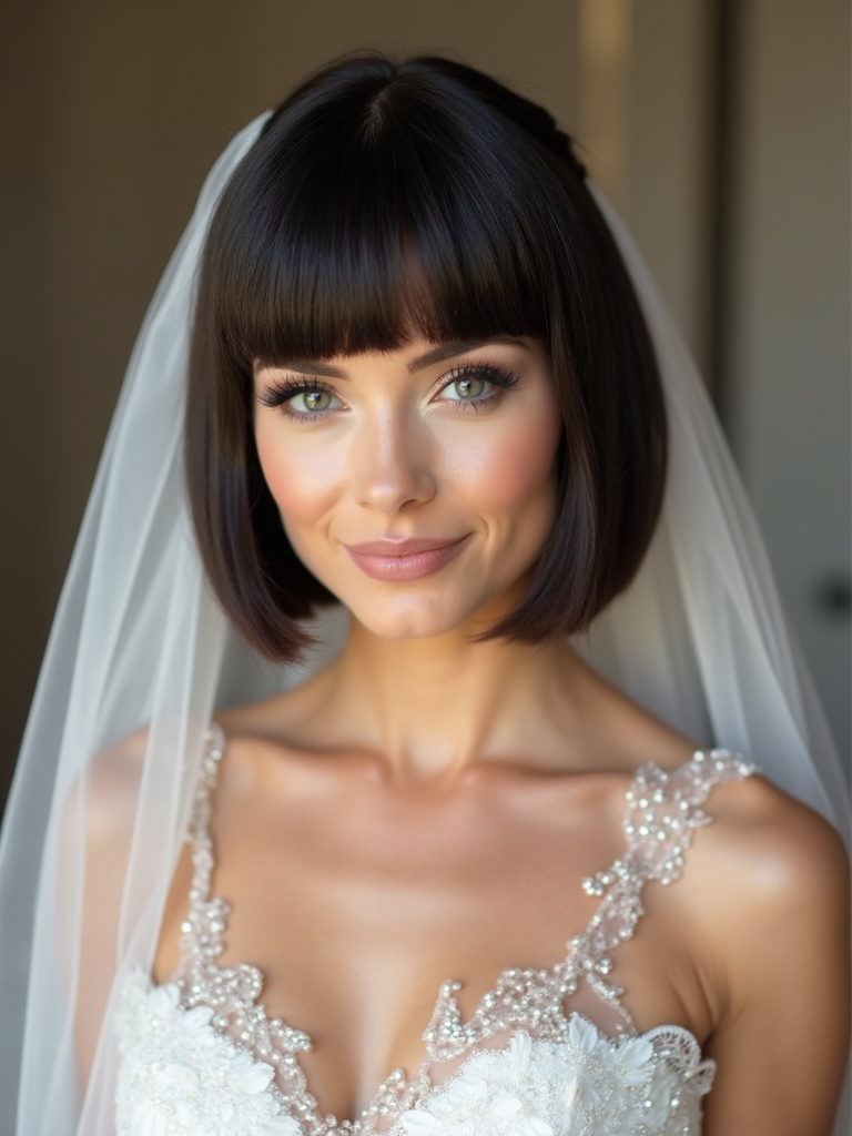 luxe modern blunt lob