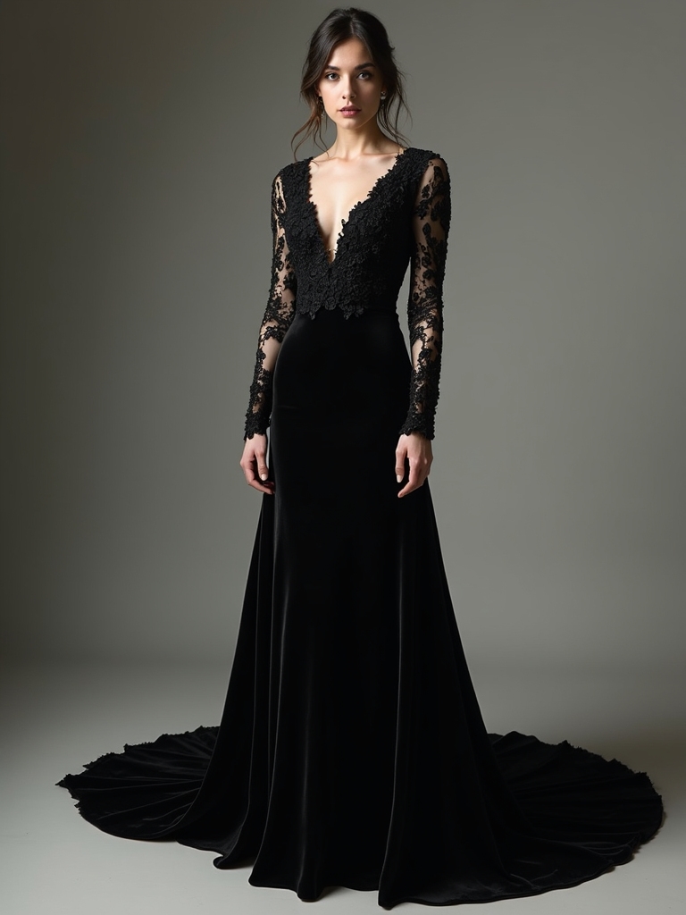 luxurious dark fabric choices