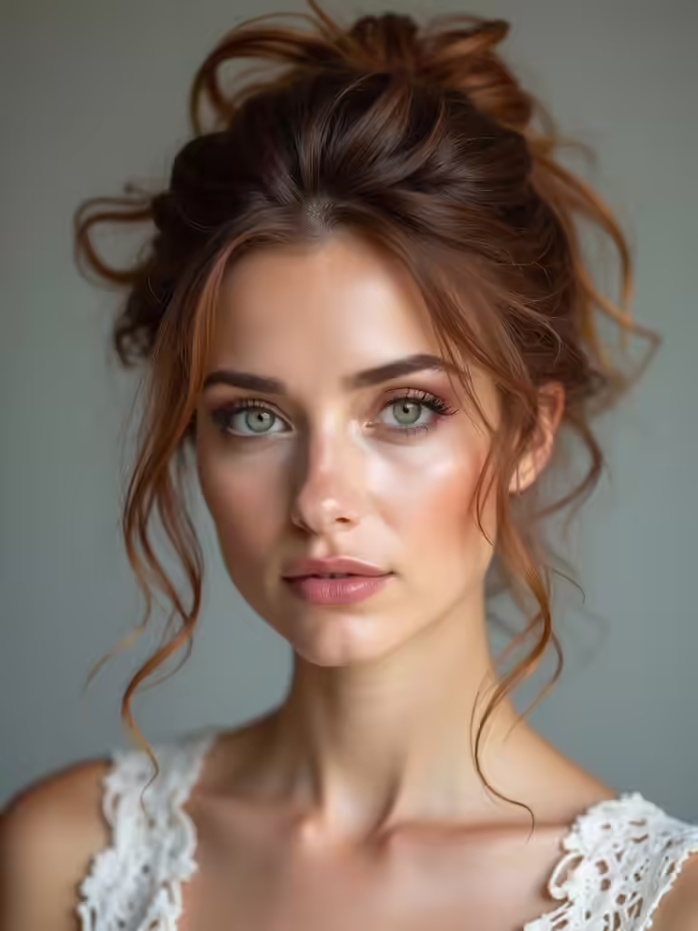 messy bridal hairstyle ideas