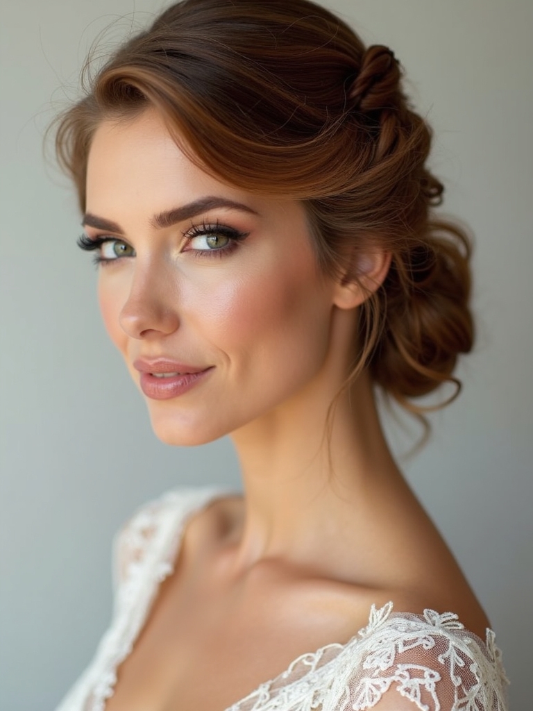 mid length hair updo techniques