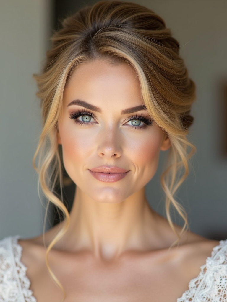 modern classic updo elegance