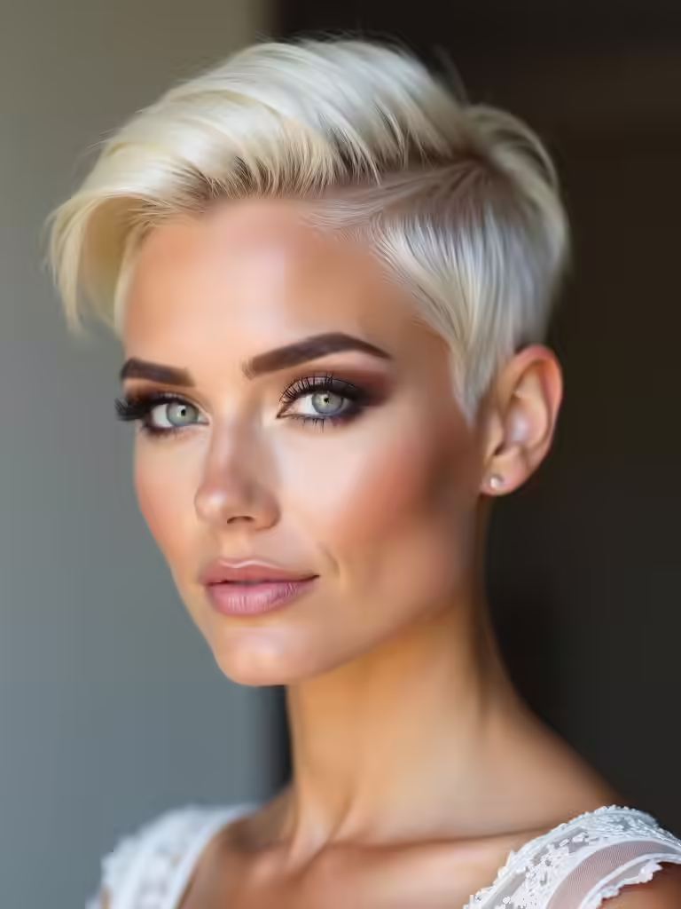 modern elegance with short hair