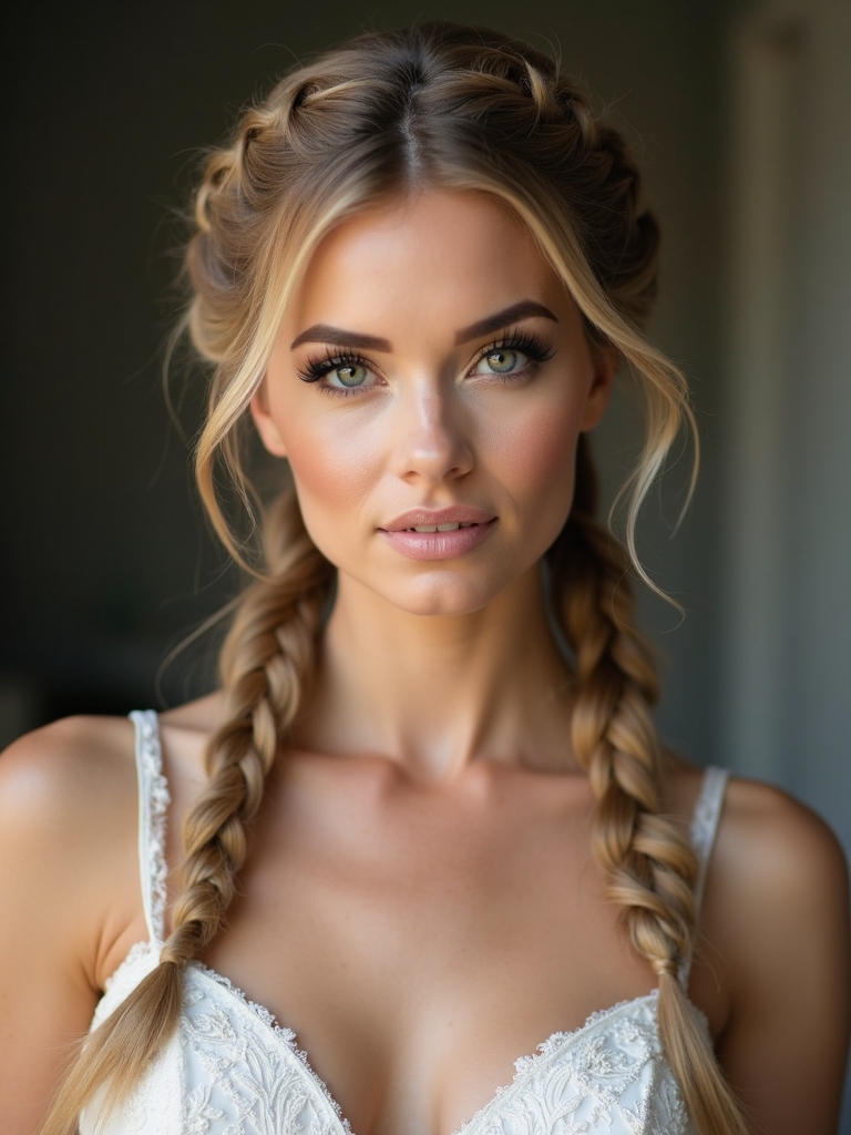 modern textured wedding hairstyle