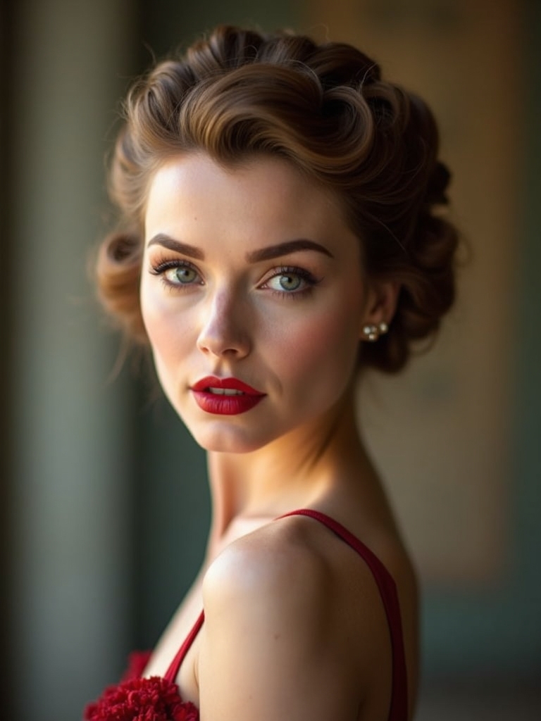 modern vintage wedding hairstyles