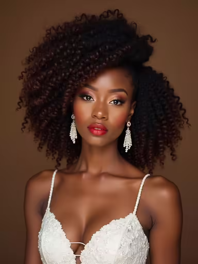 natural bridal hair inspiration