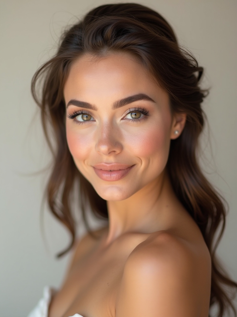 natural looking contour and bronze