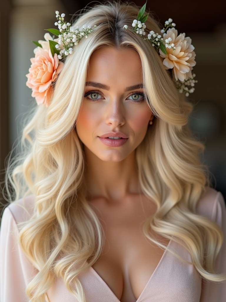 natural luxury flower embellishments