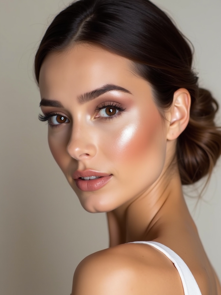 natural radiant bridal beauty