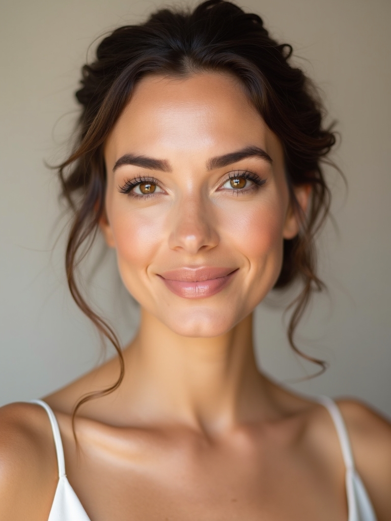 natural radiant wedding beauty