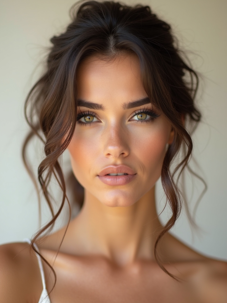 natural raw bridal beauty