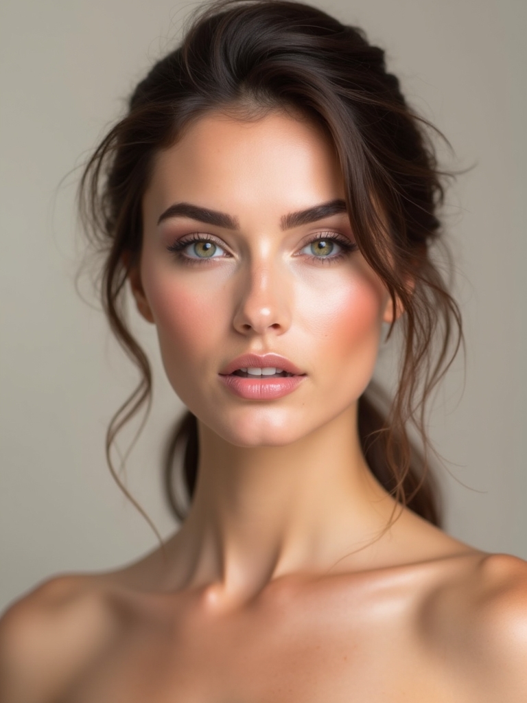 natural rosy cheek glow
