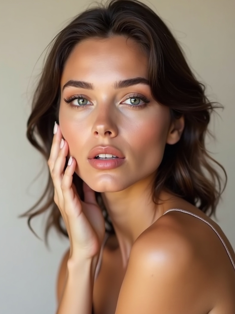 natural sheer blush application