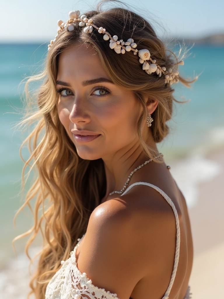 ocean inspired bridal elegance