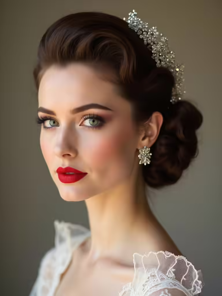 old hollywood bridal styles