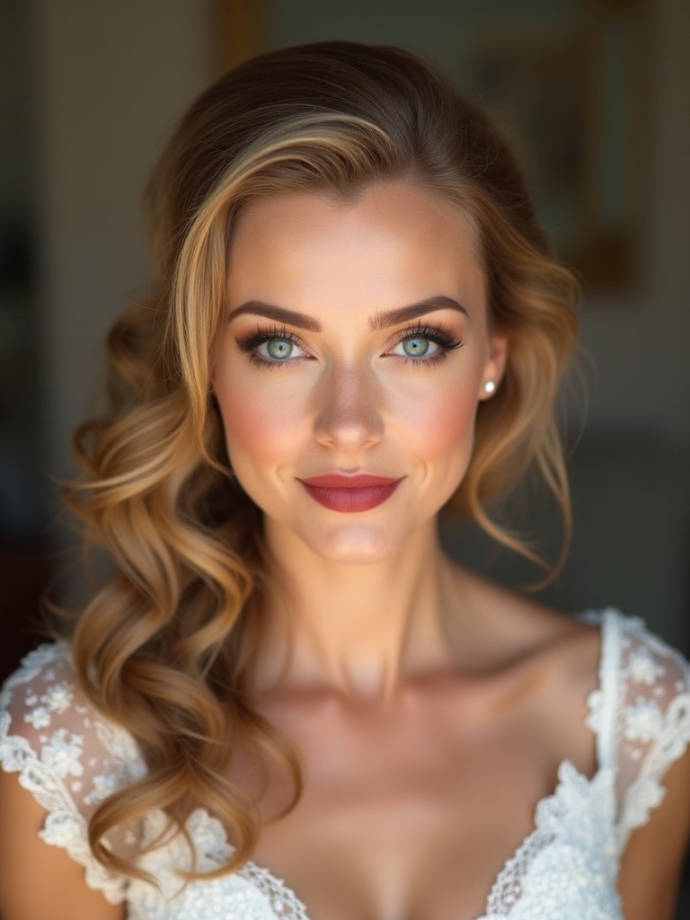 old hollywood bridesmaid hairstyles