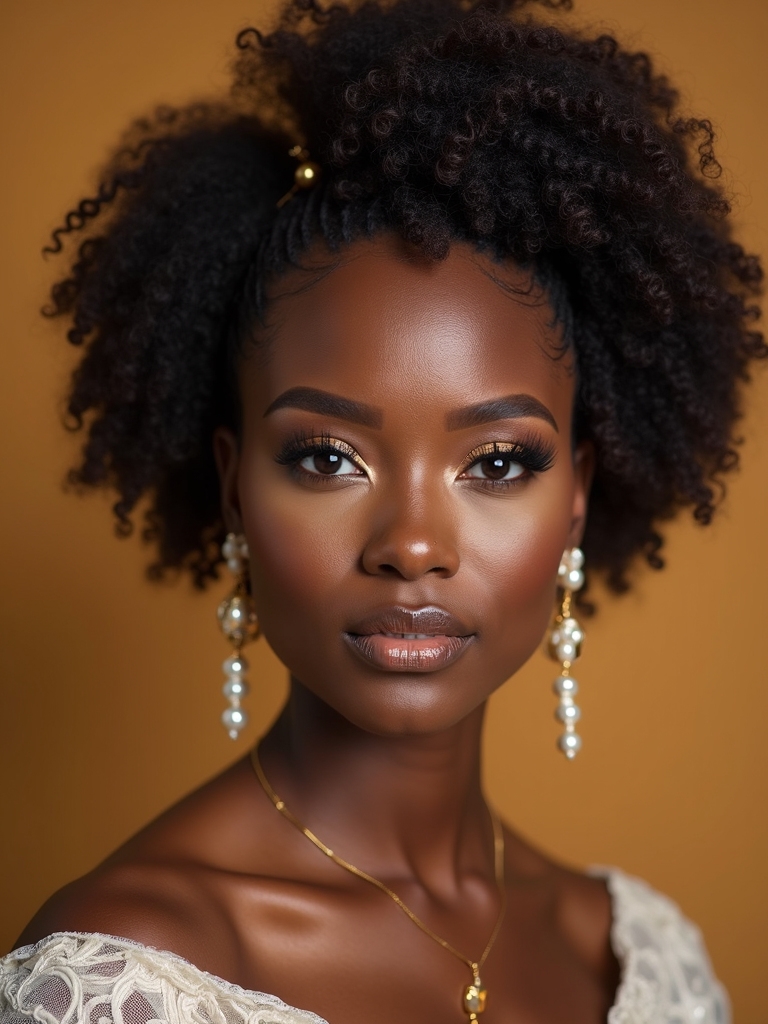 personalized afro wedding elegance