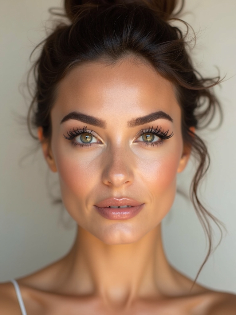 photogenic metallic eye makeup