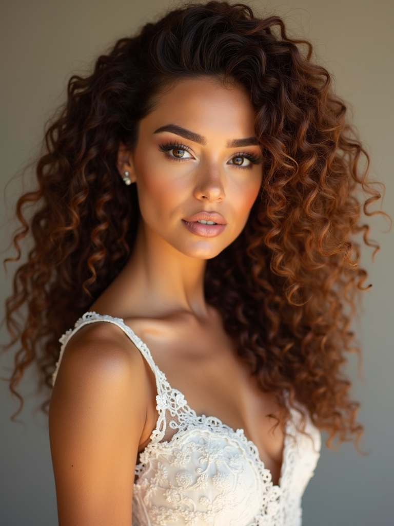 pinning curls for elegance