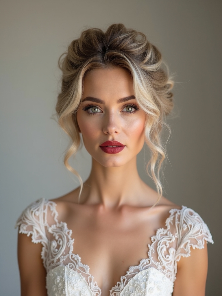 playful sculpted modern updos