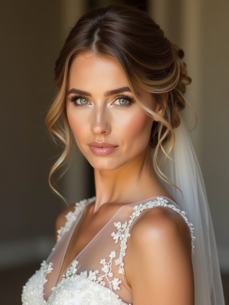 polished half up hairstyle options