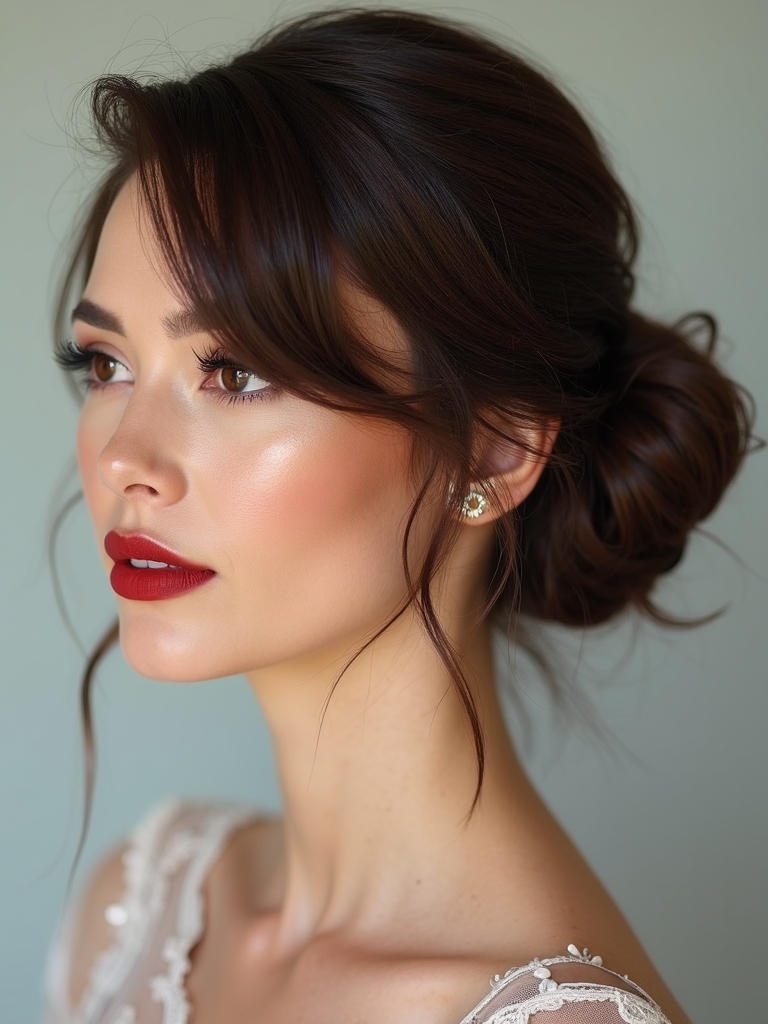 polished low bun comfort